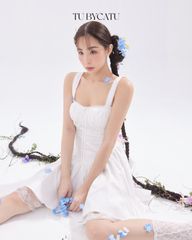 TUBYCATU | 	ĐẦM AMITY WHITE/ BLACK DRESS