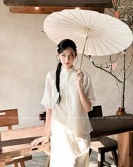 TUBYCATU | SET ÁO VÀ ĐẦM CHÂU BÁU KEM