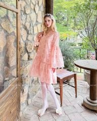 TUBYCATU | LITA BEGIE/ PINK FLORAL DRESS