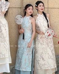 TUBYCATU | ÁO DÀI HOA NIÊN (KHÔNG KÈM QUẦN)
