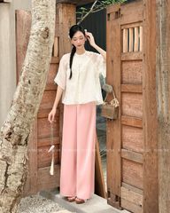 TUBYCATU | Quần lụa dài ống xuông nhiều màu