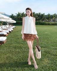 TUBYCATU | HEBE LACE WHITE SHIRT (LIMITED)