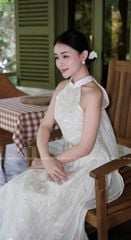 TUBYCATU | ÁO DÀI CHÂU SA (KHÔNG KÈM QUẦN)