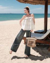 TUBYCATU | LYLOU LACE TOP - WHITE