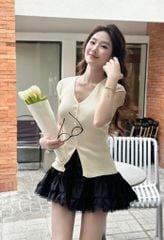 TUBYCATU | ALIDA WHITE/ BLACK SKIRT