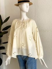TUBYCATU | HAZEL TOP CREAM/ NUDE