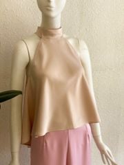 TUBYCATU | ÁO YẾM SATIN CỔ LỌ