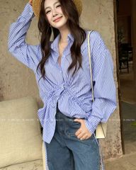 TUBYCATU | LISA BLUE STRIPED SHIRT