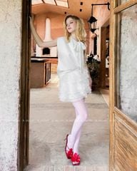 TUBYCATU | CHÂN VÁY AIMEE WHITE/ BLACK SKIRT