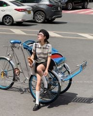 TUBYCATU | ÁO POLO DỆT KIM SỌC ĐEN TRẮNG