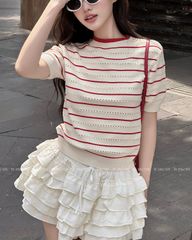 TUBYCATU | CHÂN VÁY NHIỀU TẦNG PHỐI REN