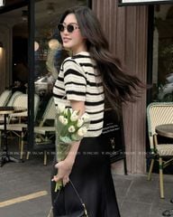 TUBYCATU | CHÂN VÁY DÀI SATIN MÀU NUDE/ ĐEN/ ĐỎ