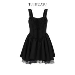 TUBYCATU | 	ĐẦM AMITY WHITE/ BLACK DRESS