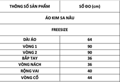 TUBYCATU | ÁO KIM SA NÂU/ XANH