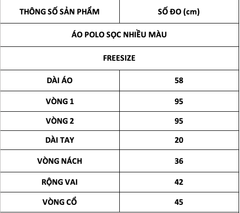 TUBYCATU | Áo polo sọc nhiều màu