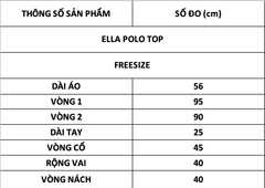 TUBYCATU | ELLA POLO TOP