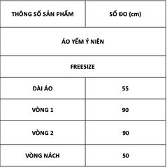 TUBYCATU | ÁO YẾM Ý NIÊN