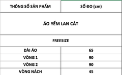 TUBYCATU | ÁO YẾM LAN CÁT