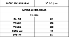 TUBYCATU | ĐẦM SƠ MI SỌC MABEL WHITE DRESS