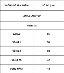 TUBYCATU | ÁO ANNA LACE TOP