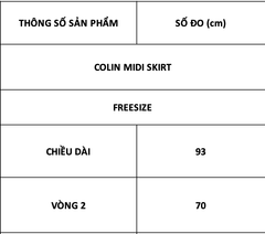 TUBYCATU | COLIN MIDI SKIRT - WHITE