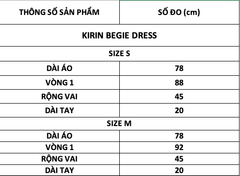 TUBYCATU | KIRIN BEGIE DRESS