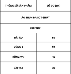 TUBYCATU | ÁO THUN BASIC T-SHIRT