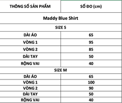 TUBYCATU | Maddy Blue Shirt
