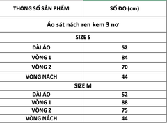 TUBYCATU | Áo sát nách ren kem 3 nơ