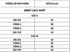 TUBYCATU | ABBEY LACE SHIRT