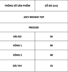 TUBYCATU | JOEY BROWN TOP