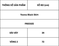 TUBYCATU | Yoona Black Skirt