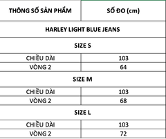 TUBYCATU | HARLEY LIGHT BLUE JEANS