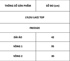 TUBYCATU | LYLOU LACE TOP - WHITE