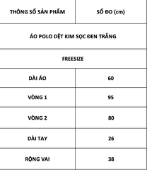 TUBYCATU | ÁO POLO DỆT KIM SỌC ĐEN TRẮNG