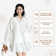 TUBYCATU | ÁO KIỂU JAZZIE WHITE TOP