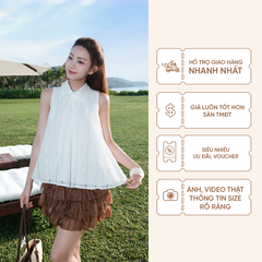 TUBYCATU | HEBE LACE WHITE SHIRT (LIMITED)
