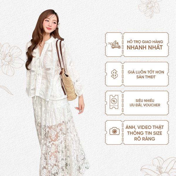 TUBYCATU | Lace Maxi Skirt