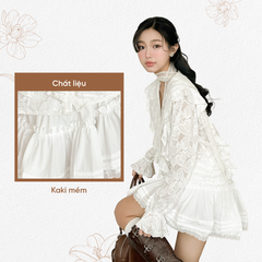TUBYCATU | Chân váy Fiona Skirt trắng