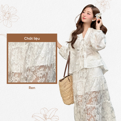 TUBYCATU | Lace Maxi Skirt