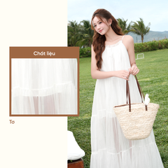 TUBYCATU | Felicia White Maxi Dress