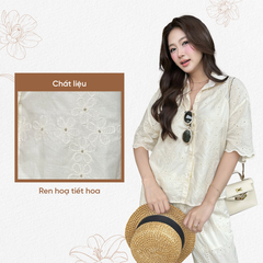 TUBYCATU | ÁO VÀ QUẦN REN KEM JASMINE