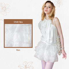 TUBYCATU | CHÂN VÁY AIMEE WHITE/ BLACK SKIRT