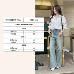 TUBYCATU | ULA STONE GREEN JEANS