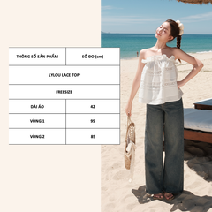 TUBYCATU | LYLOU LACE TOP - WHITE