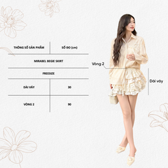 TUBYCATU | MIRABEL BEGIE SKIRT