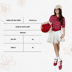 TUBYCATU | CHÂN VÁY CAMELIA WHITE SKIRT