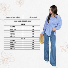 TUBYCATU | LISA BLUE STRIPED SHIRT