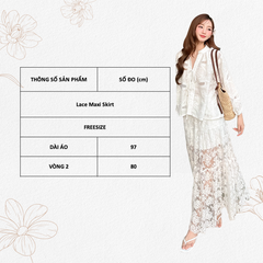 TUBYCATU | Lace Maxi Skirt