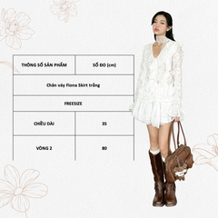 TUBYCATU | Chân váy Fiona Skirt trắng